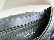 Chanel CF Flap Bag Dark Green Size 16 x 25 x 10 cm - 5