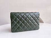 Chanel CF Flap Bag Dark Green Size 16 x 25 x 10 cm - 3