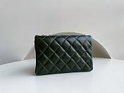 Chanel CF Flap Bag Dark Green Size 14 x 22 x 8 cm - 6