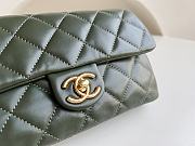 Chanel CF Flap Bag Dark Green Size 14 x 22 x 8 cm - 4
