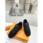 Louis Vuitton Men Black Crystals Trainer Sneaker - 6