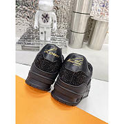 Louis Vuitton Men Black Crystals Trainer Sneaker - 5