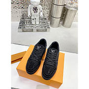 Louis Vuitton Men Black Crystals Trainer Sneaker - 4