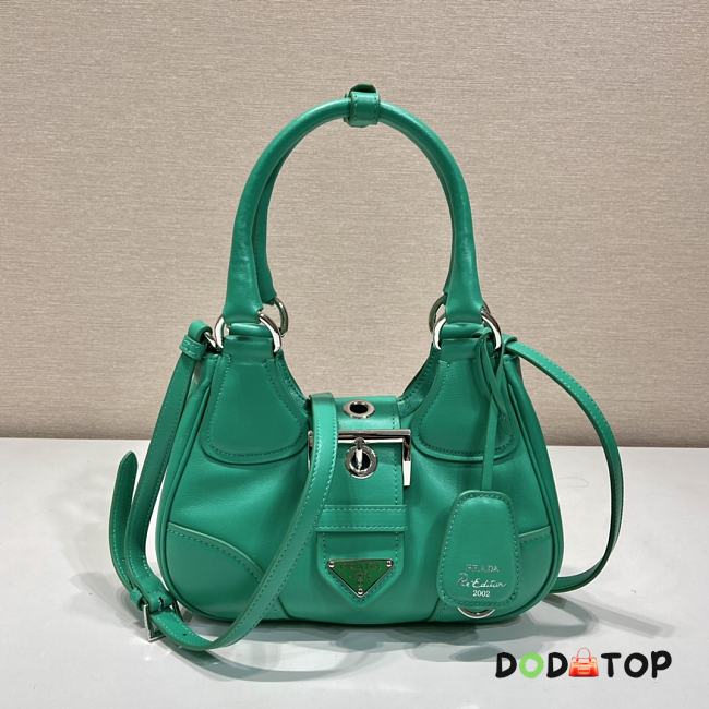 Prada Moon Handbags Green 1BA381 Size 22.5 x 16 x 7.5 cm - 1
