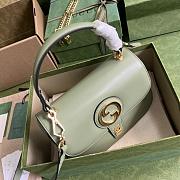 Gucci Blondie Top-Handle Bag Green Size 23 x 15 x 11 cm - 6