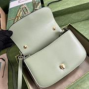 Gucci Blondie Top-Handle Bag Green Size 23 x 15 x 11 cm - 5