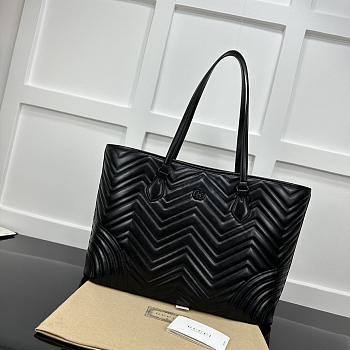 Gucci GG Marmont Large Tote Bag Black Size 38.5 x 29 x 14 cm