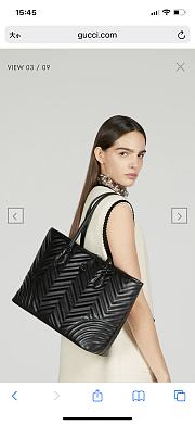 Gucci GG Marmont Large Tote Bag Black Size 38.5 x 29 x 14 cm - 2
