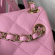 Chanel Small Backpack Pink Size 17.5 x 16.5 x 10 cm - 4
