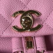 Chanel Small Backpack Pink Size 17.5 x 16.5 x 10 cm - 2