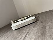 Fendi Baguette Phone Pouch White Patent Size 19 x 14 x 4 cm - 6