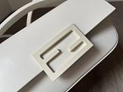 Fendi Baguette Phone Pouch White Patent Size 19 x 14 x 4 cm - 5