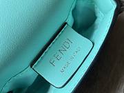 Fendi Nano Baguette Charm Green Bag Size 10 x 6 x 2.5 cm - 6