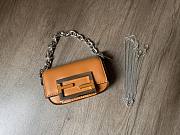 Fendi Nano Baguette Charm Orange Bag Size 10 x 6 x 2.5 cm - 1
