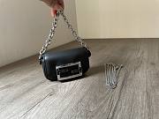 Fendi Nano Baguette Charm Black Bag Size 10 x 6 x 2.5 cm - 5