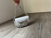 Fendi Nano Baguette Charm White Bag Size 10 x 6 x 2.5 cm - 6