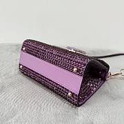 Valentino Garavani Small Vsling Crystal-Embellished Crossbody Bag Size 19 x 13 x 9 cm - 6