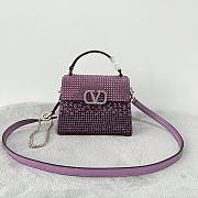 Valentino Garavani Small Vsling Crystal-Embellished Crossbody Bag Size 19 x 13 x 9 cm - 2