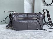 Balenciaga XS Le Cagole Leather Bag Grey Size 24 x 14 x 5 cm - 5