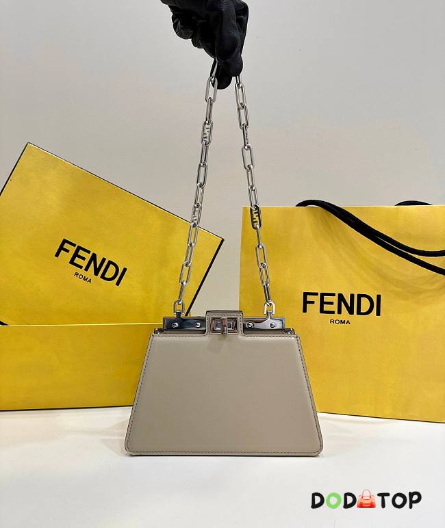 Fendi Peekaboo Cut Leather Bag Size 11 x 20.5 x 14 cm - 1
