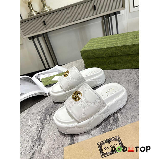 Gucci White Shoes  - 1