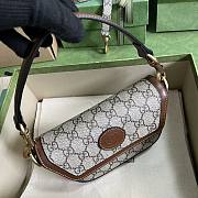 Gucci GG Top Handle Mini Bag With Web Size 18 x 10 x 4.5 cm - 5