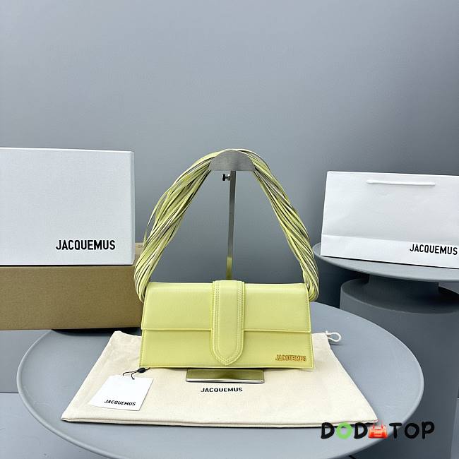 Jacquemus Yellow 'Le Bambino Long Ficiu' Bag Size 26 x 14 cm - 1
