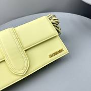 Jacquemus Yellow 'Le Bambino Long Ficiu' Bag Size 26 x 14 cm - 5