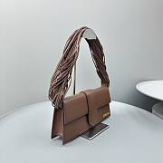 Jacquemus Brown 'Le Bambino Long Ficiu' Bag Size 26 x 14 cm - 5