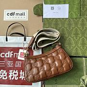 Gucci GG Matelassé Handbag Brown Size 25 x 15 x 8 cm - 3
