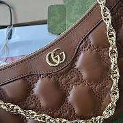 Gucci GG Matelassé Handbag Brown Size 25 x 15 x 8 cm - 2