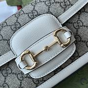Gucci Horsebit 1955 Small Shoulder Bag Size 24 x 13 x 5 cm - 4