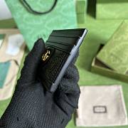 Gucci GG Matelassé Card Case Black Size 10 x 7 cm - 4