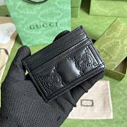 Gucci GG Matelassé Card Case Black Size 10 x 7 cm - 2
