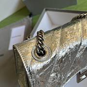 Balenciaga Crush Small Leather Shoulder Bag Size 25 x 15 x 8 cm - 5