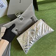 Balenciaga Crush Small Leather Shoulder Bag Size 25 x 15 x 8 cm - 3