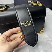 Prada Cahier Leather Bag Black Size 20 x 14.5 x 7 cm - 2