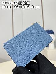 Louis Vuitton LV Romy Card Holder Monogram Canvas Blue Size 12 x 8 x 0.8 cm - 5