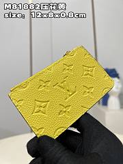 Louis Vuitton LV Romy Card Holder Monogram Canvas Yellow Size 12 x 8 x 0.8 cm - 6