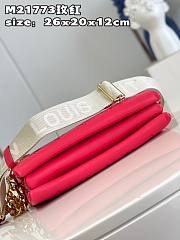 Louis Vuitton LV Coussin Small Handbag M21773 Rose Red Size 26 x 20 x 12 cm - 3