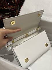 Dolce & Gabbana DG Small Leather Crossbody Bag White Size 21 x 14 x 5 cm - 6