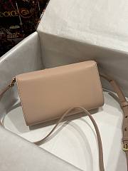 Dolce & Gabbana DG Small Leather Crossbody Bag Pink Size 21 x 14 x 5 cm - 5
