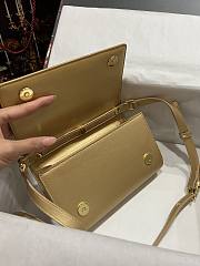 Dolce & Gabbana DG Small Leather Crossbody Bag Gold Size 21 x 14 x 5 cm - 5