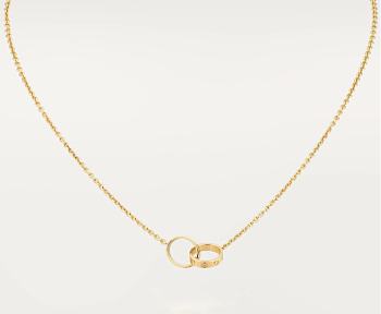  Cartier Love Necklace Gold/Silver/Rose Gold