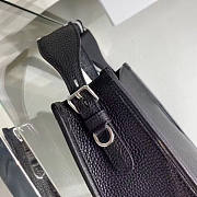 Prada Leather Hobo Bag Black Size 30 x 28 x 12 cm - 5