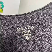 Prada Leather Hobo Bag Black Size 30 x 28 x 12 cm - 2