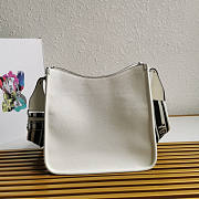 Prada Leather Hobo Bag White Size 30 x 28 x 12 cm - 6