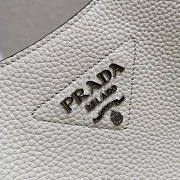 Prada Leather Hobo Bag White Size 30 x 28 x 12 cm - 5