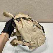 Prada Small Re-Nylon Backpack Beige Bag Size 28 x 12 x 23.5 cm - 2