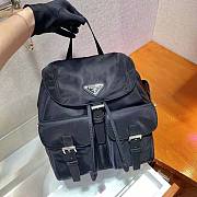 Prada Small Re-Nylon Backpack Black Bag Size 28 x 12 x 23.5 cm - 5